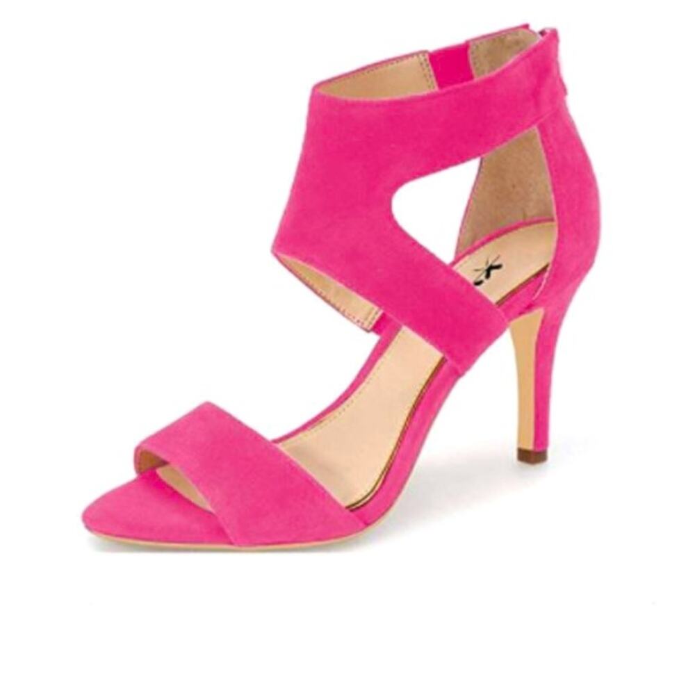 XYD Elegant Open Toe Strappy Heeled Sandals